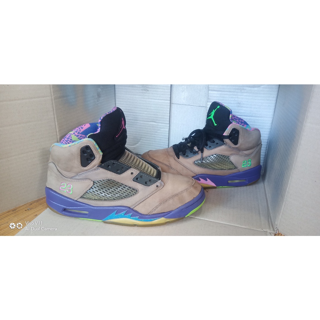 Nike air Jordan Retro 5 Bel Air Full Kulit Original