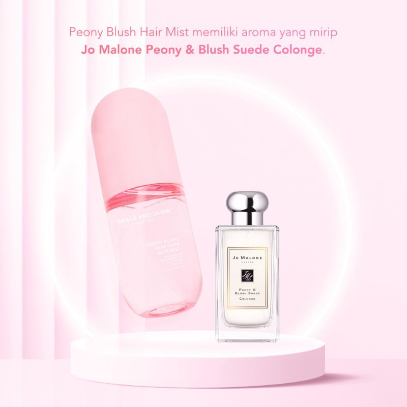 Grace &amp; Glow Peony Blush Heat Care Hair Mist