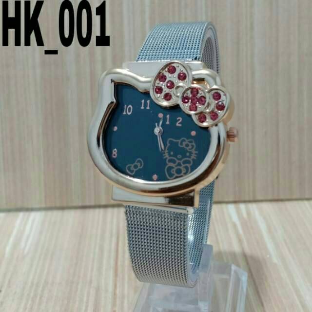 Jam Tangan Anak-Anak Hello Kitty Terbaru Rantai Pasir HK_001