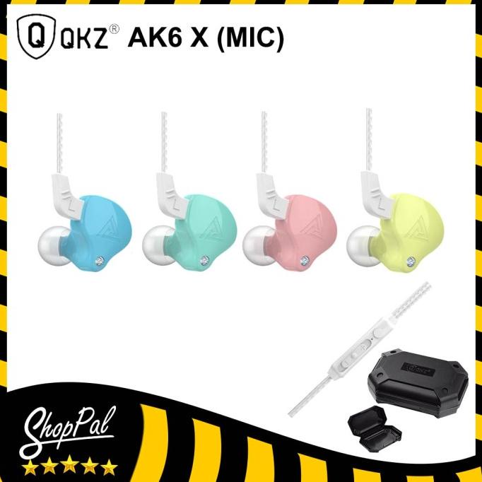 TERBARU QKZ AK6 X (MIC) Original Headset Earphone Bass
