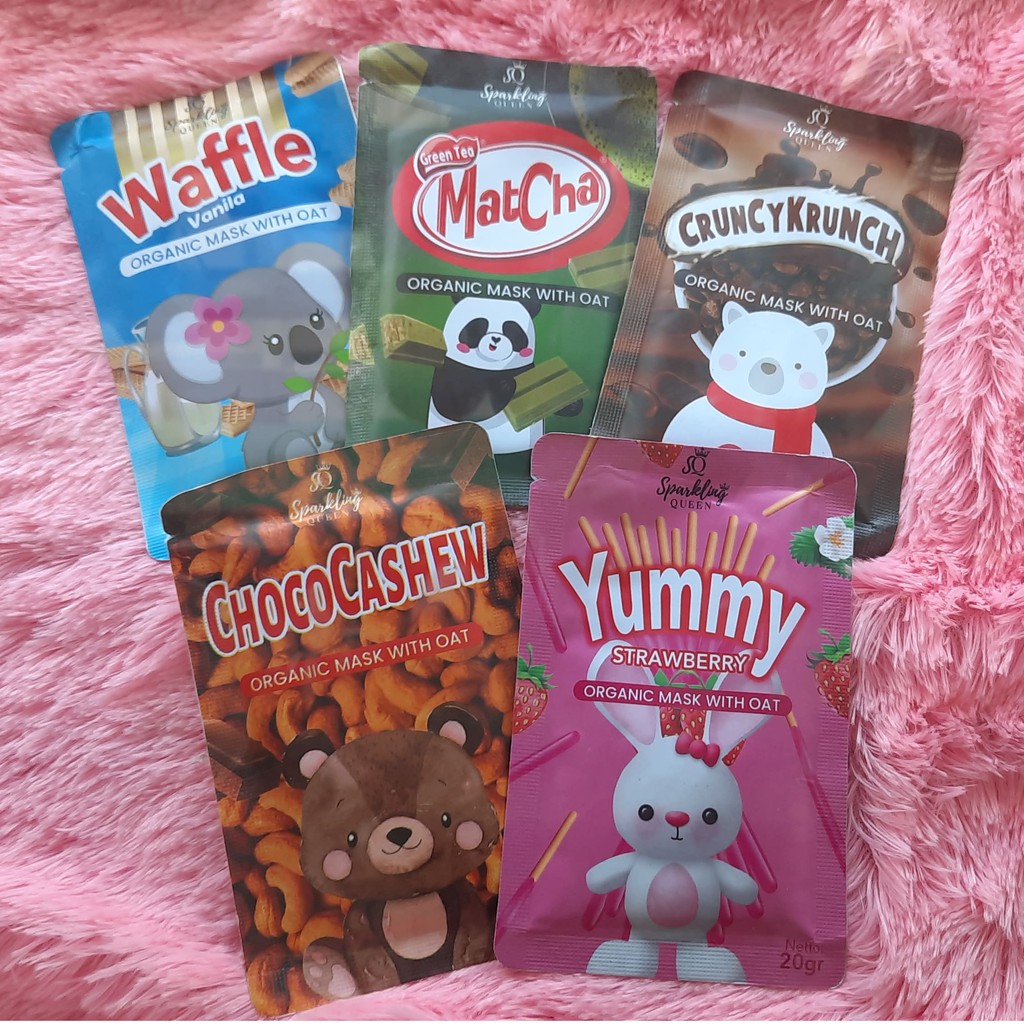 Organic Mask With Oat Sparkling Queen