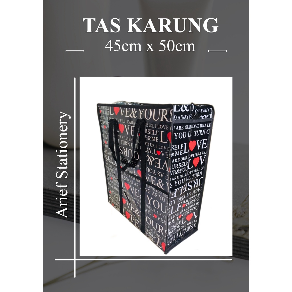 Tas Karung Tas Laundry Tas Tengtengan Kepasar ukuran 45cm x 50cm