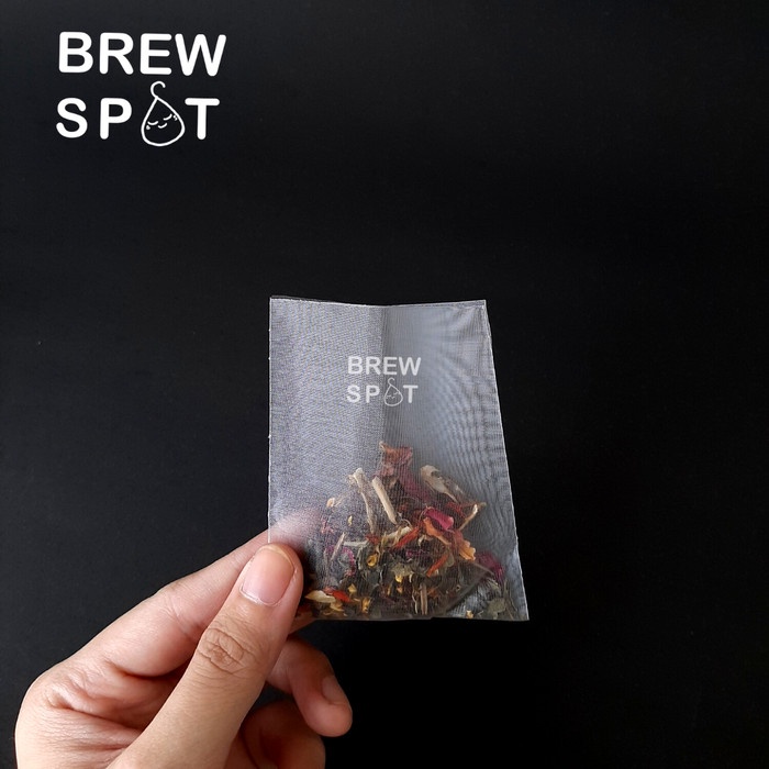 

(BISA COD) Nylon Tea Bag Pyramid - Kemasan Teh Nilon