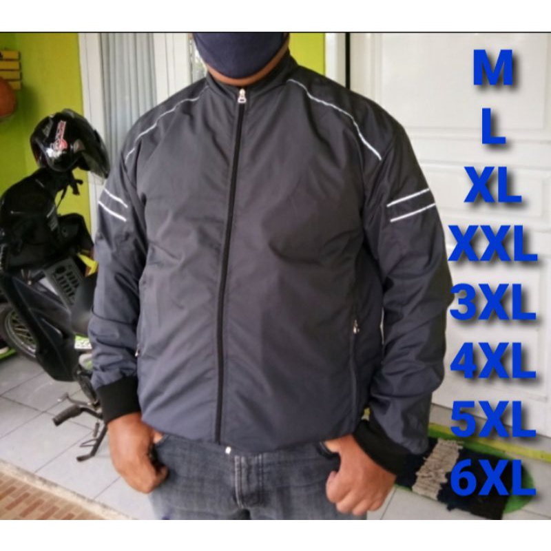 JAKET BIG SIZE  JUMBO jaket motor pria wanita Winterruby anti air