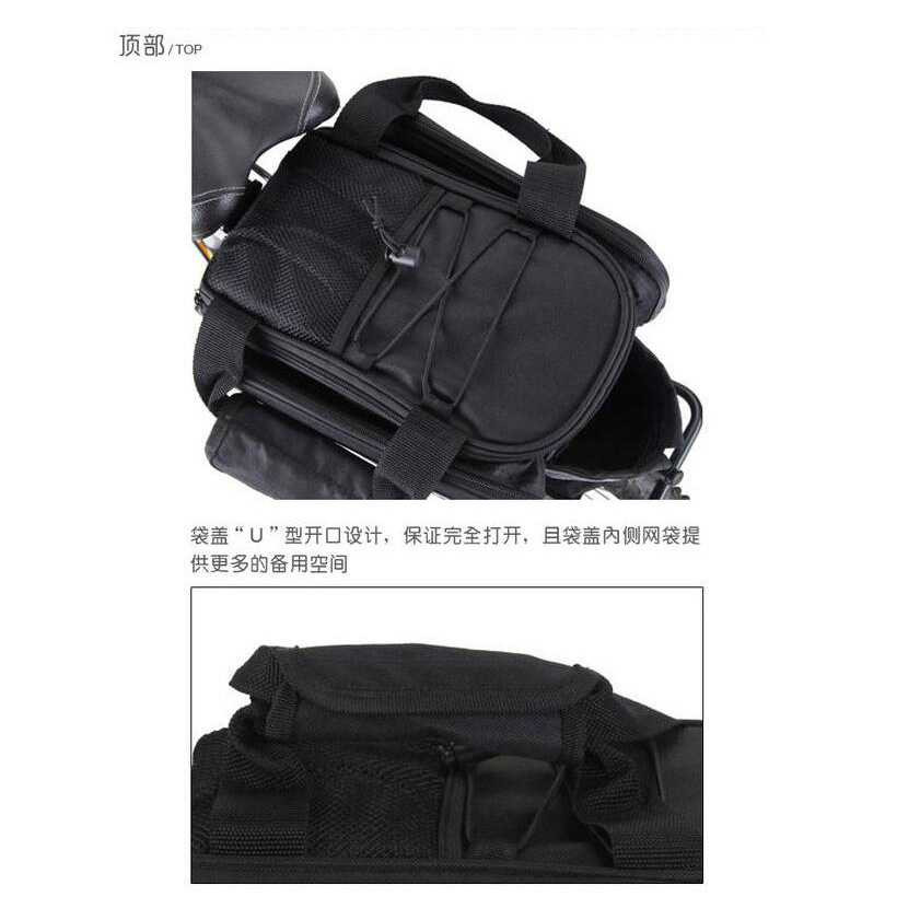 Tas Sepeda Waterproof Frame Carrier Bag Bike Anti Air Warna Hitam Portable Gadget Smartphone Botol