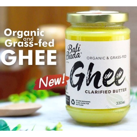 ORGANIC &amp; GRASS FED GHEE BALI BUDA BUTTER ORGANIC 330ML