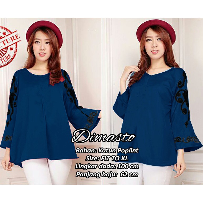 016  DIMASTO BLOUSE BAJU ATASAN WANITA DEWASA MURAH CEWEK KEKINIAN GROSIR TANAH ABANG