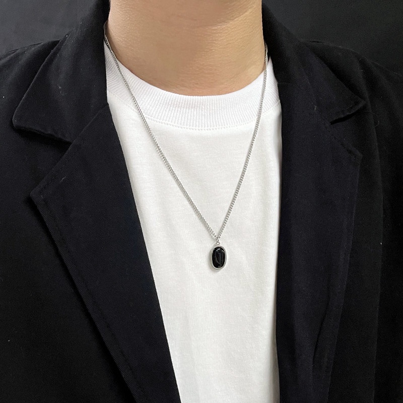 Necklace Accessories Korea Gem Pendant Retro Temperament Simple