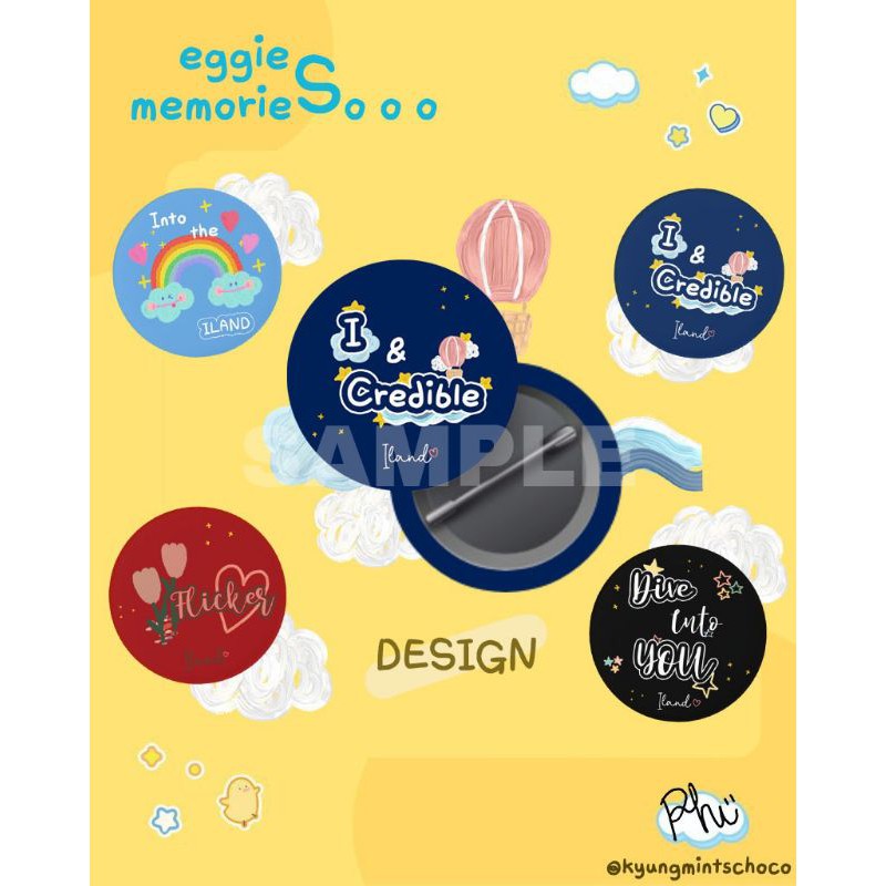 PIN BUTTON ILAND ENHYPEN