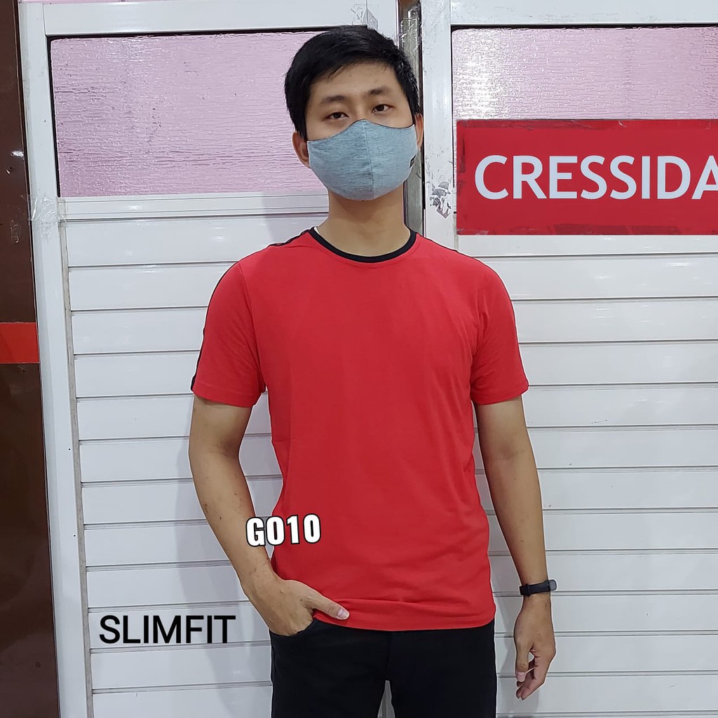 BB GO10 CRESSIDA KAOS SLIMFIT Baju Cowok Lengan Pendek Oblong 100% ORIGINAL