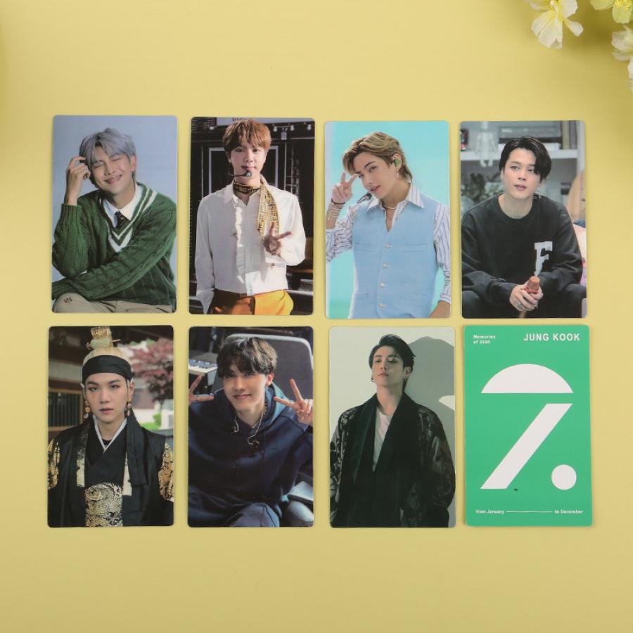 Kartu Pos Mini Desain KPOP BTS Untuk Koleksi