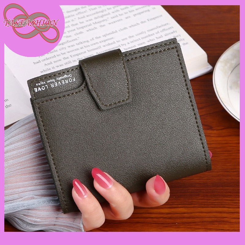 ⚘FASHION88⚘D26-1 Dompet Lipat PENDEK Wanita Trendy Murah/dompet wanita mini murah real pic-4