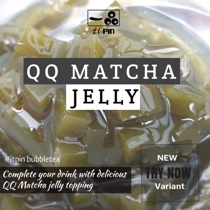 

f0fbfe00 Turun Harga Qq Matcha Jelly Premium Itpin Khusus Gosend / Grab Only Ds1Gk