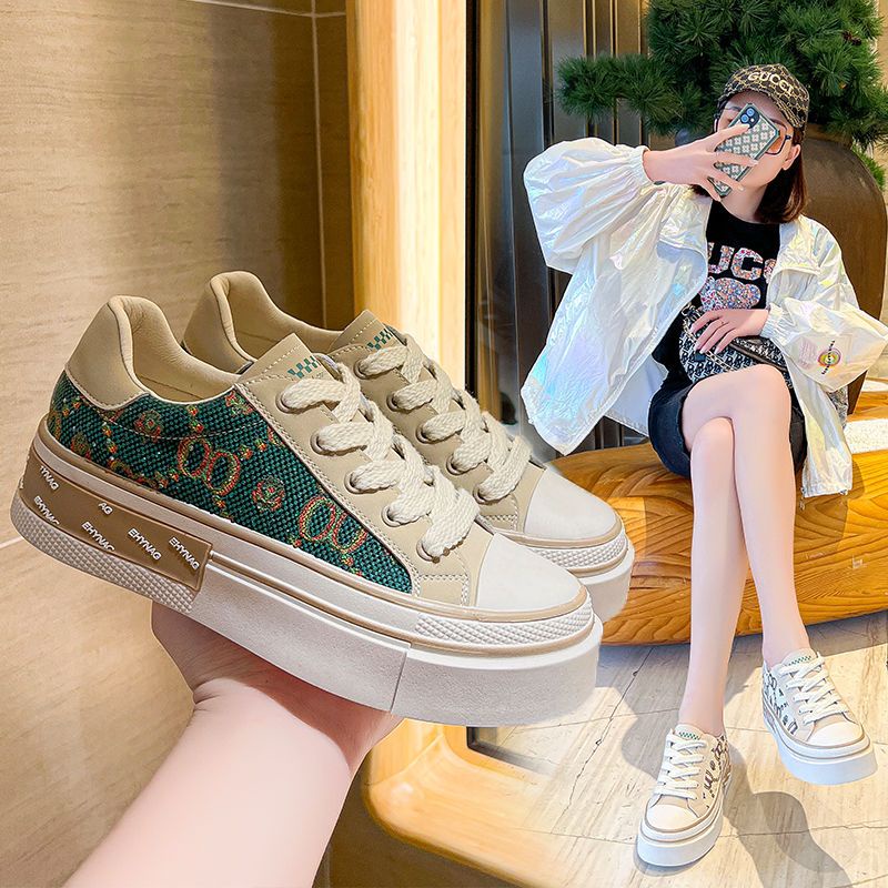 [COZY] Pamela Sepatu Sneakers Tali Fashion Wanita Import