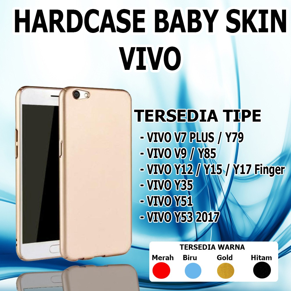 BABY SKIN HARDCASE Case VIVO V7 Plus Y79 S1 Y12 Y15 Y17 Finger Y35 Y51 Y53 2017 Casing Kesing