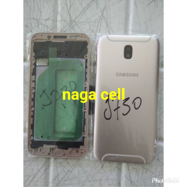 Backdoor cover belakang cassing fulsset plus frame tatakan lcd samsung J7 pro J730 original