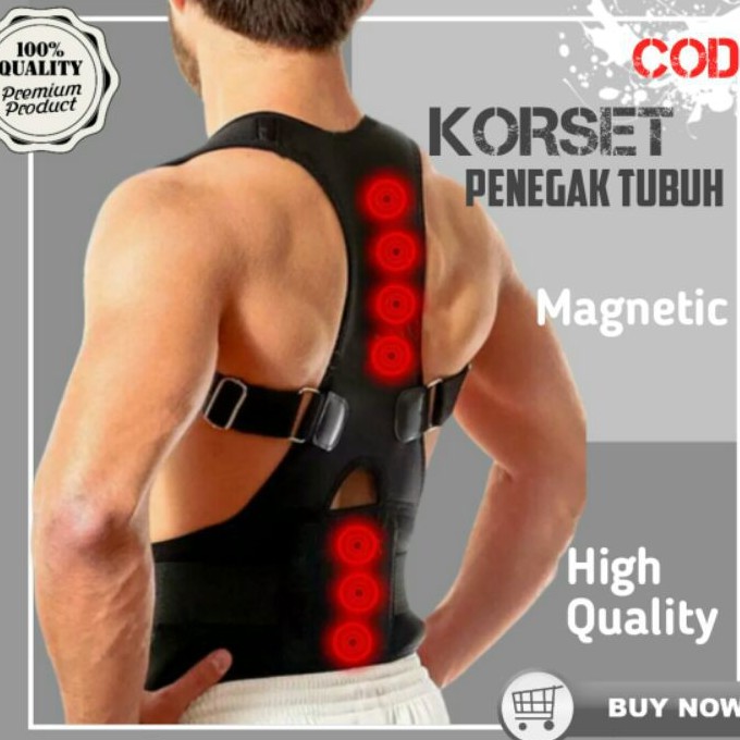 PENYANGGA PUNGGUNG POSTURE SUPPORT PENEGAK PUNGGUNG ALAT TERAPI PENEGAK TUBUH KORSET PRIA CORECCTOR