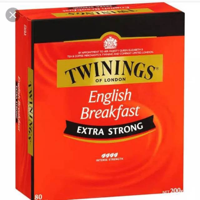 

Twinings English breakfast extra strength