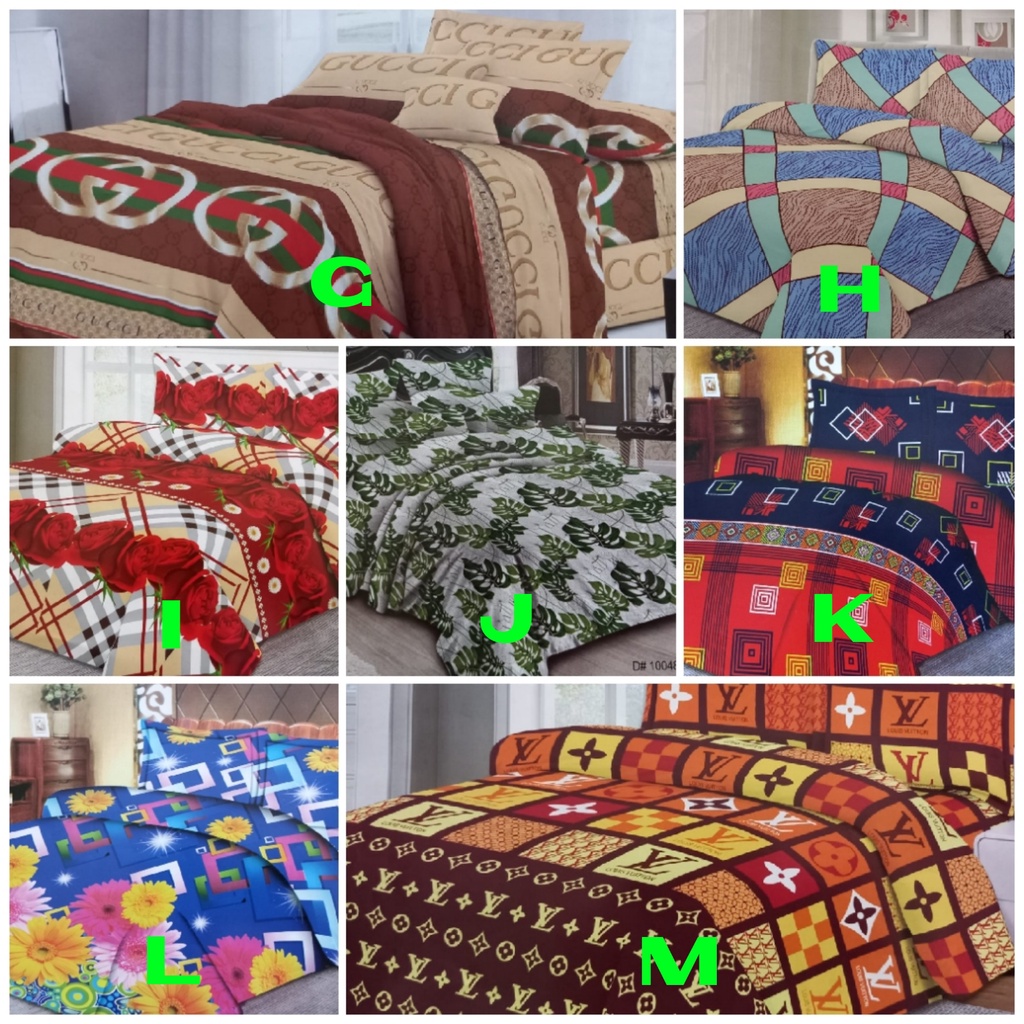 Sprei Louvre Karakter dan Abstrak Uk 180 x 200 - Part dua