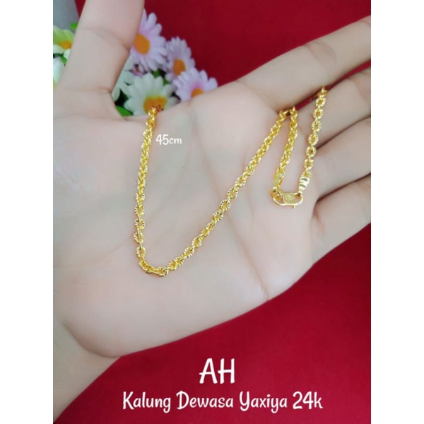 Rantai Kalung Replika Emas24K