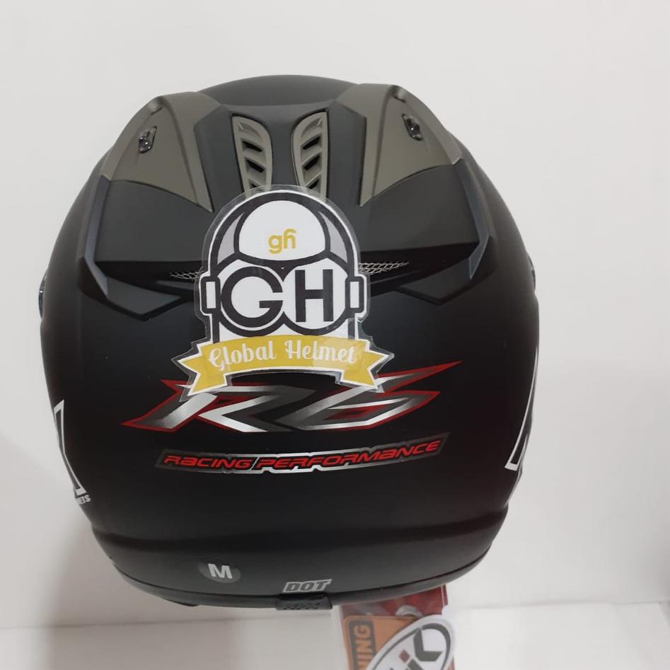 HELM NHK HALF FACE NHK R6 NHK R 6 SOLID BLACK DOFF NHK R6 POLOS ✔