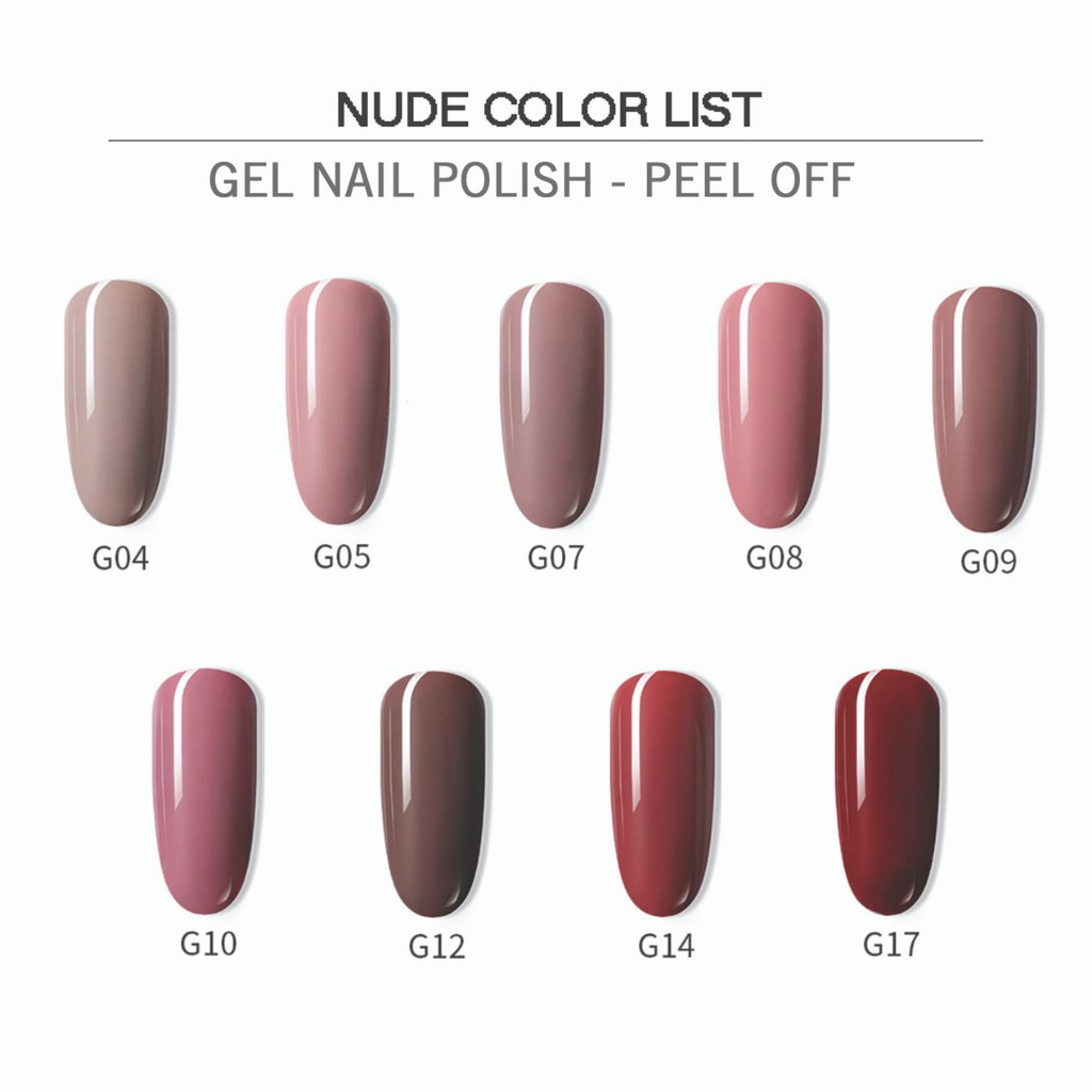 Gel Nail Polish - PEEL OFF | Fairy's Gift | Kutek Gel 6 ml | Nude Collection