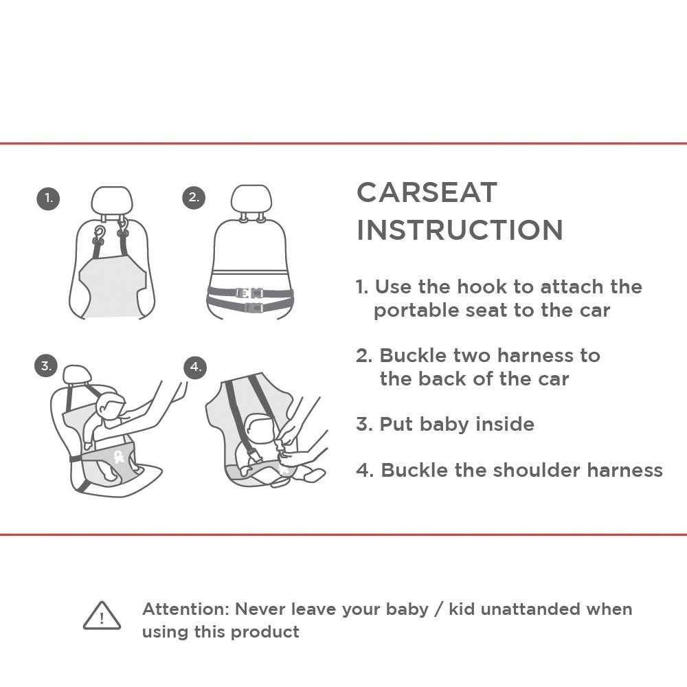 Babygo Inc. Portable Baby Seat