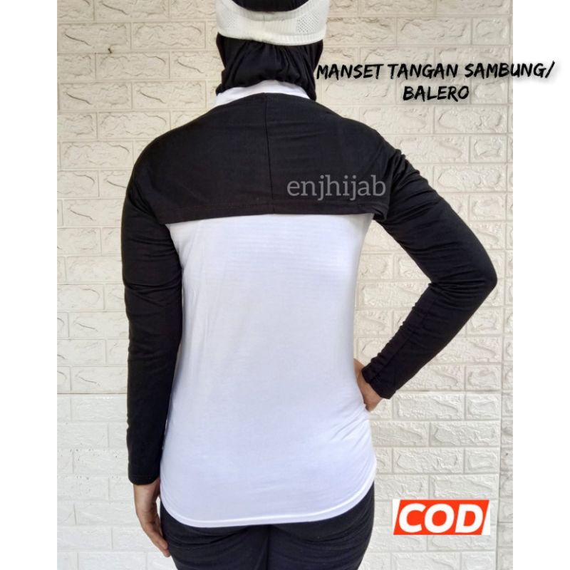 MANSET BOLERO/MANSET TANGAN SAMBUNG/MANSET TANGAN PANJANG/MANGSET TANGAN WANITA/MANSET SPANDEK