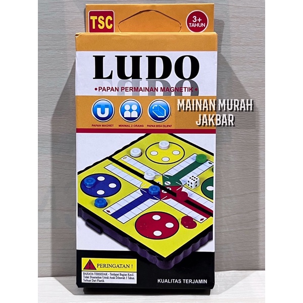 MAINAN ANAK LUDO / ULAR TANGGA MAGNET KECIL