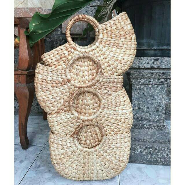 TAS ANYAMAN ENCENG BALI / TAS BALI / TAS KEKINIAN / TAS ETNIK