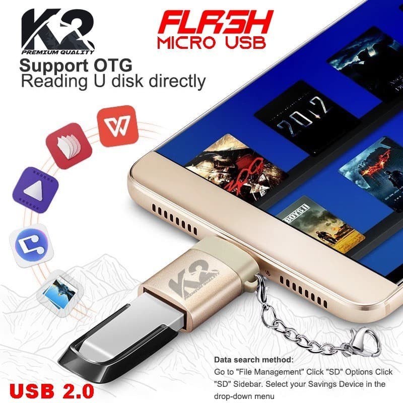 Trend-OTG USB TO MICRO USB K2 PREMIUM QUALITY