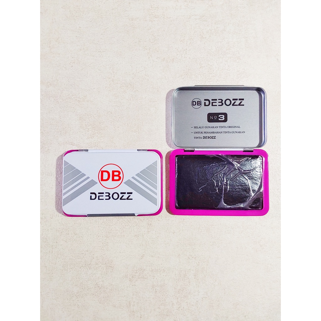 

(PCS) STAMP PAD DEBOZZ NO.3 TINTA VIOLET / STAMP PAD DEBOZZ / BANTALAN STAMPEL DEBOZZ NO.3