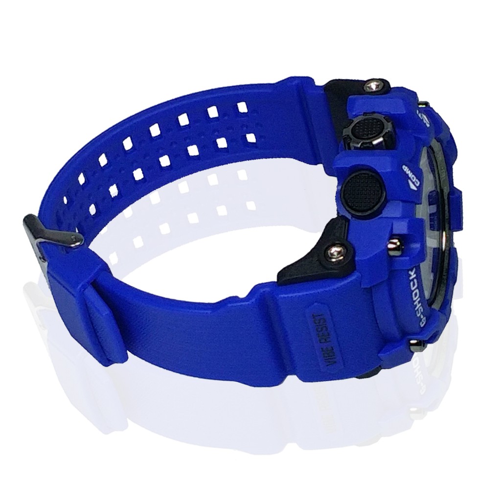 (Istimewa Bossque) Jam SAT POL PP Double Time Full Biru (Exclusive)