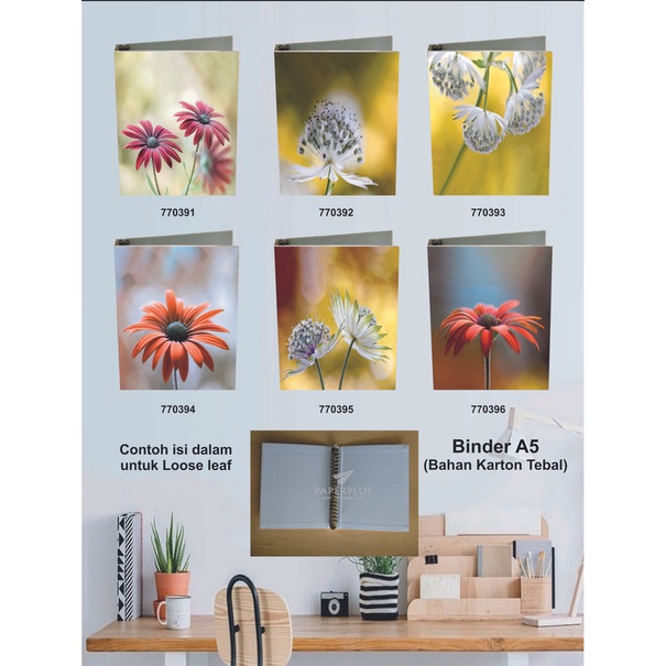 

Binder A5 / Binder Note A5 / Bunga / Set 2919