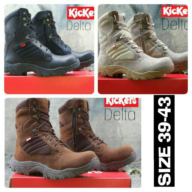 SEPATU PRIA BOOTS KICKERS SAFETY / SEPATU KERJA / SEPATU HIKING / SEPATU PROYEK / SEPATU GUNUNG