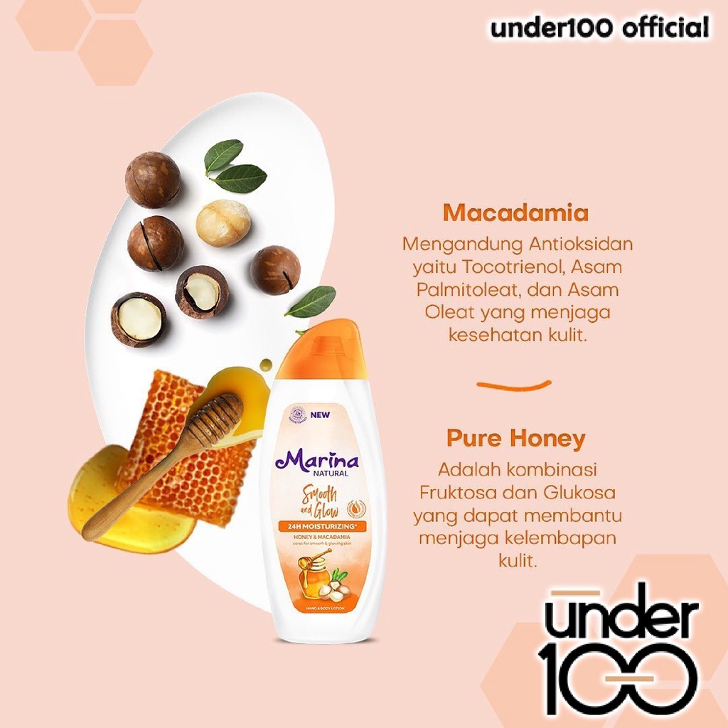 ❤ UNDER100 ❤ MARINA Hand Body Lotion &amp; Body Serum Natural UV White Extra SPF 92ml | 95ml