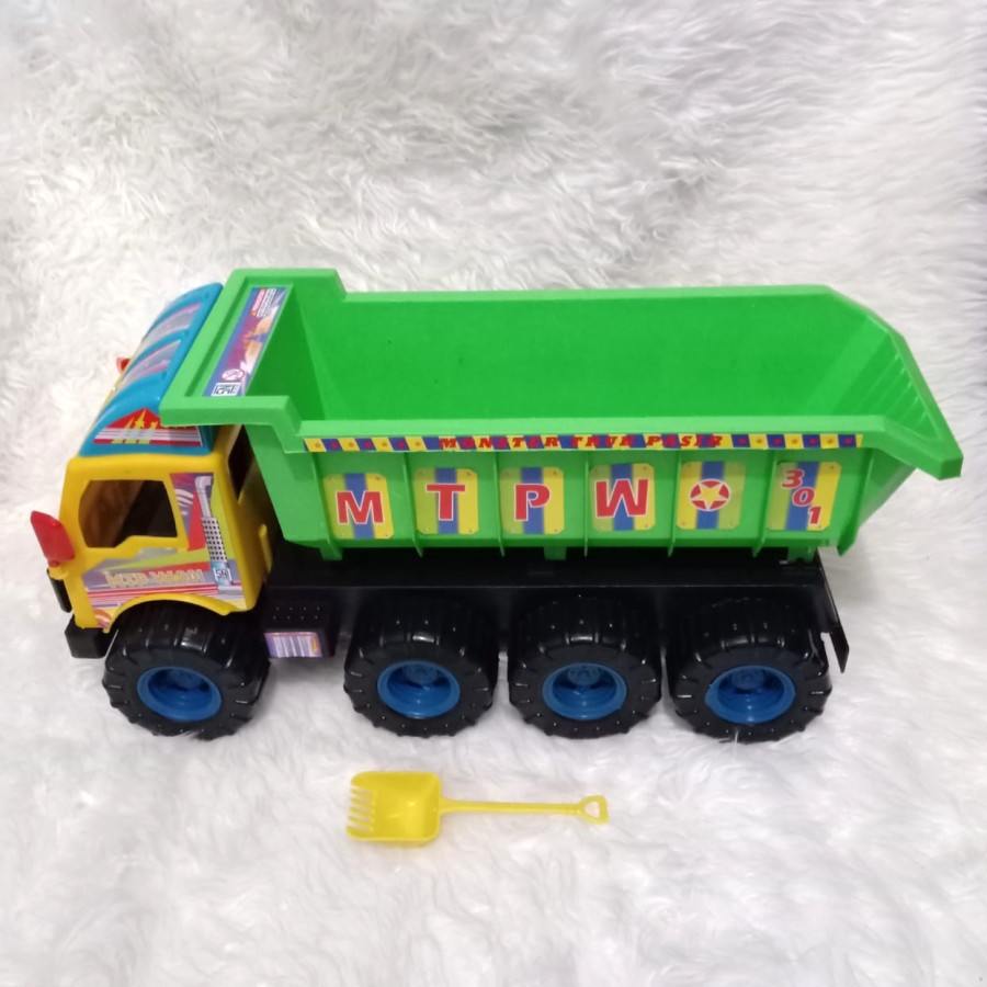 Mainan anak truk pasir besar murah - dump truk besar 59cm - MTPW