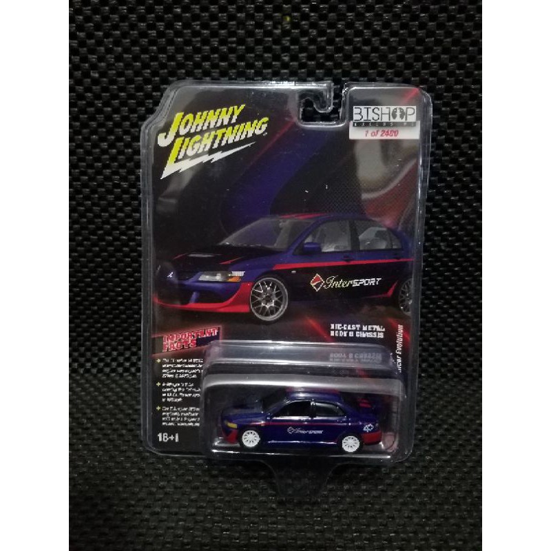 Johnny Lightning 2003 Mitsubishi Lancer Evolution Intersport