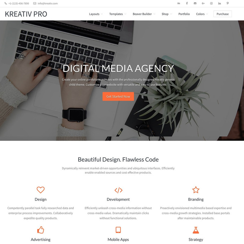 StudioPress Kreativ Pro Genesis WP Theme