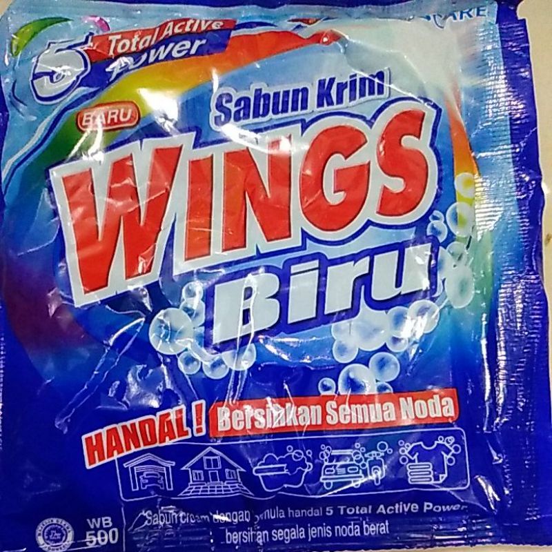 Sabun Krim Wings Biru 900 500 350