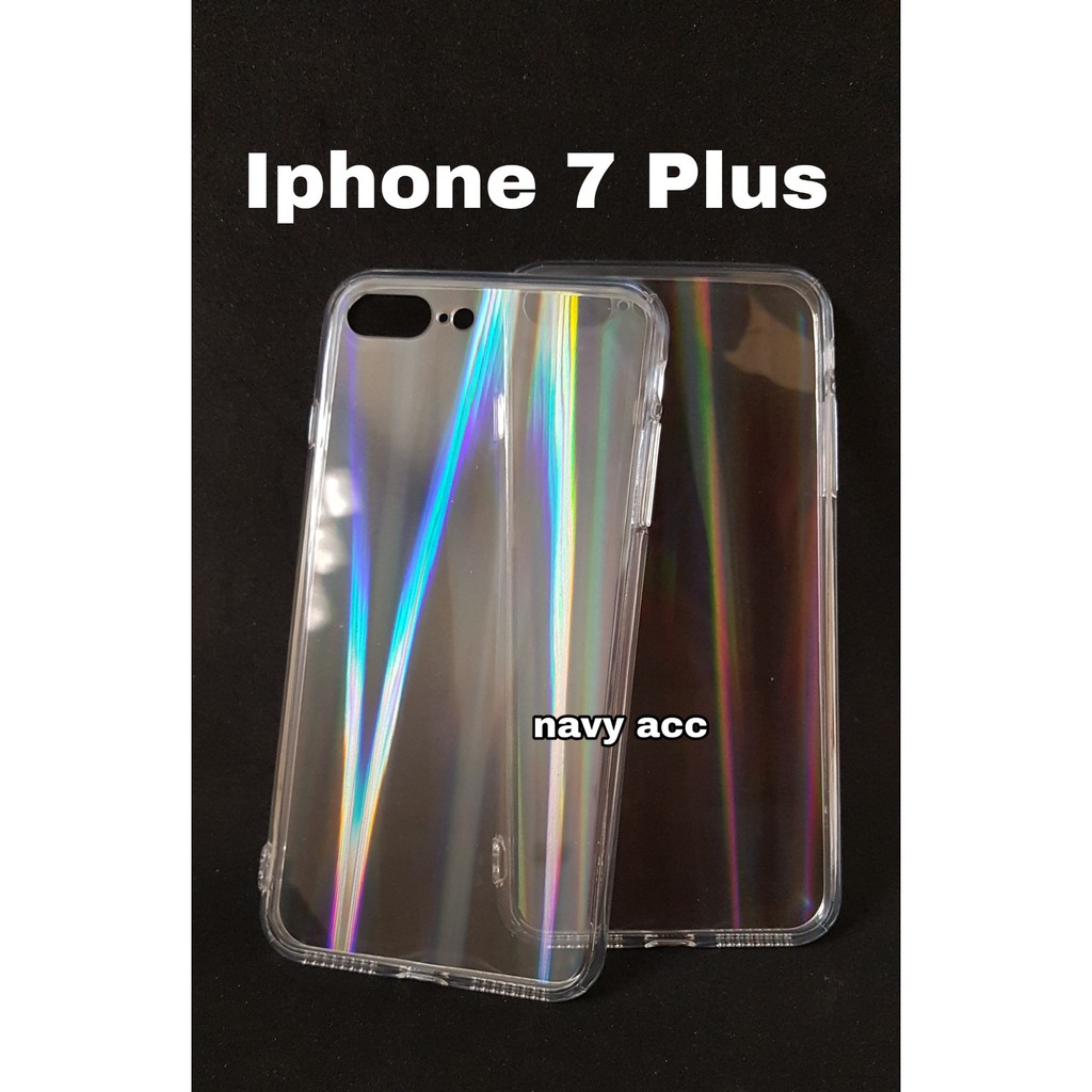 Softcase Rainbow Transparan Iphone Xs Max - XR - X - Iphone 6 - 6 Plus - 7 Plus