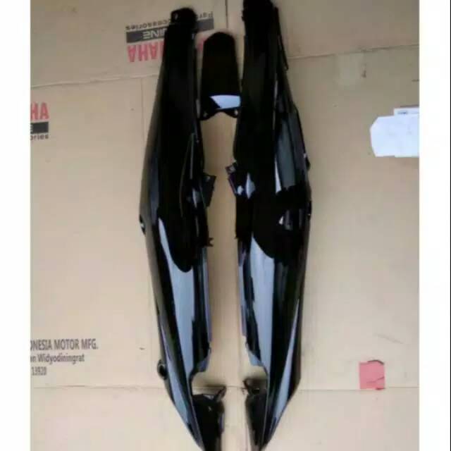 Cover body samping jupiter z new burhan hitam polos