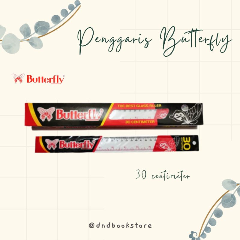 

Penggaris Butterfly 30 cm