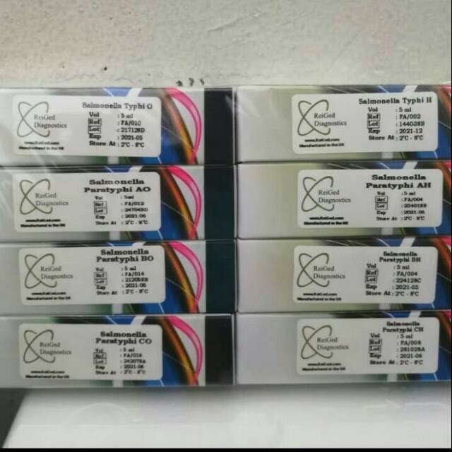 

Reagen Widal Salmonela 8 vial 10 ml