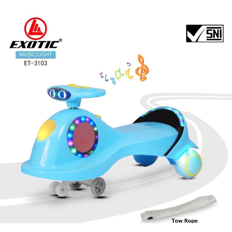 Exotic Magic Swing Car ET 3103 / Mainan Mobilan Anak Exotic ET 3103