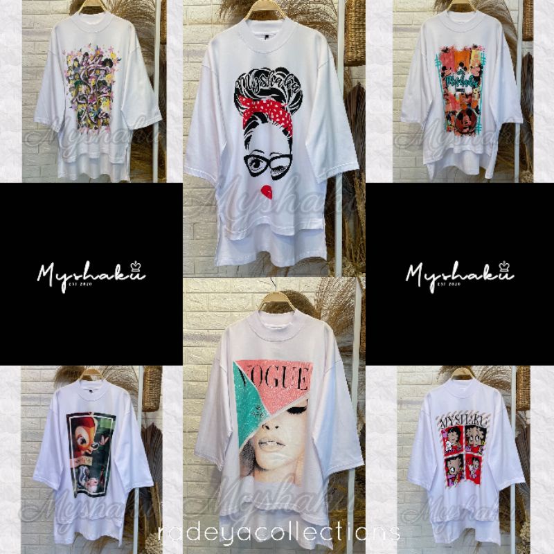 ✅COD‼️KAOS OVERSIZE MYSHAKU ORIGINAL