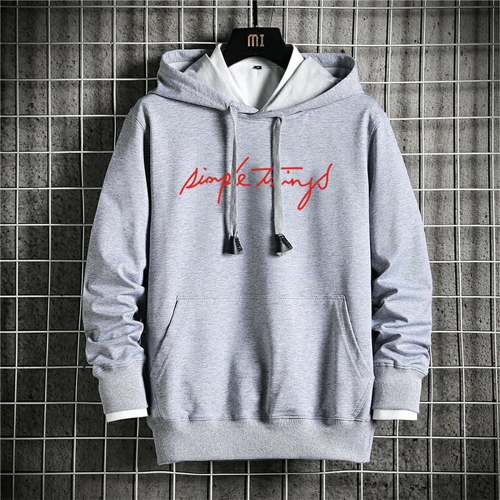 AMOSJKT28.SWEATER SIMPLE THINGS/HOODIE LENGAN PANJANG/HOODIE PRIA WANITA
