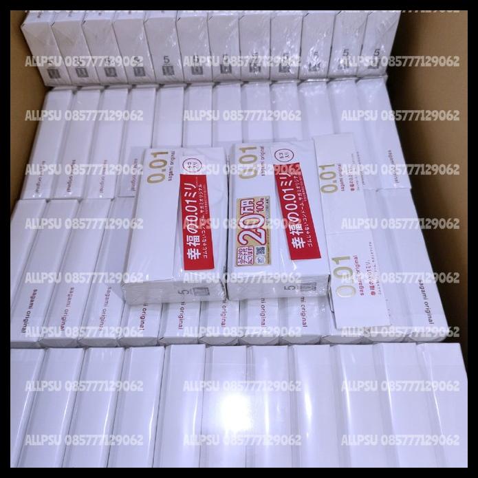 Sagami Original 001 0.01 Pack 5 Pcs ( Standart ) Limited Condoms Kode 763