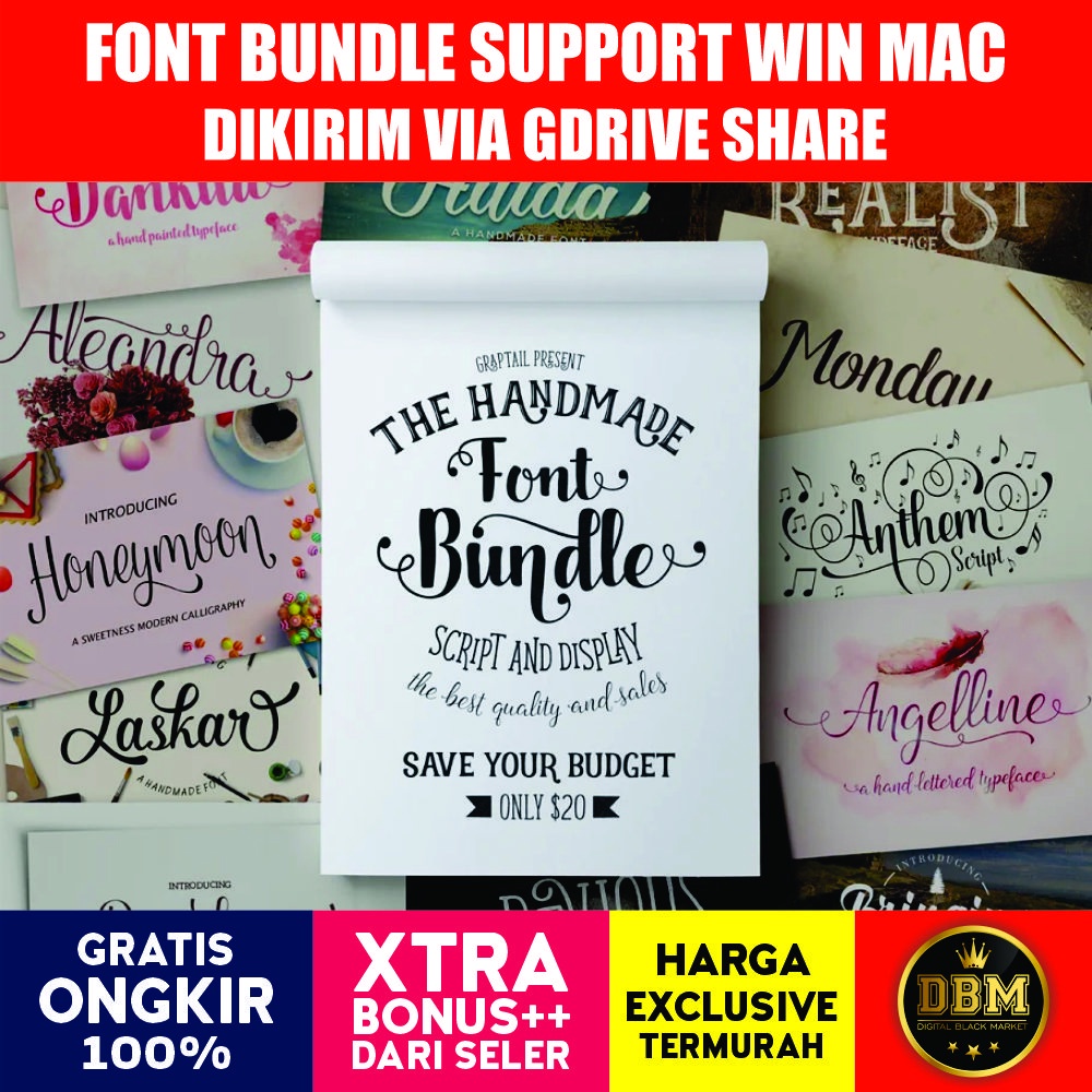 Font Bundle (Graptail)