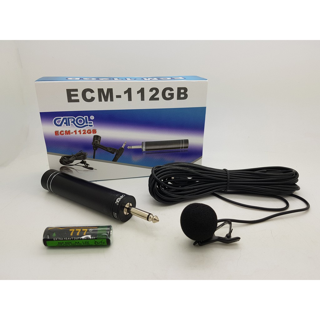 Microphone mic jepit CAROL ECM-112GB / MIC Kancing